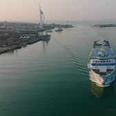 The shore power systems at Portsmouth International Port will allow ships to use the port's power rather than relying on their engines. Credit: Portsmouth International Port