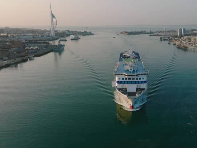 The shore power systems at Portsmouth International Port will allow ships to use the port's power rather than relying on their engines. Credit: Portsmouth International Port