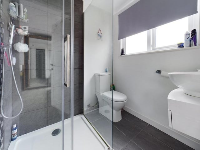 The second floor bathroom