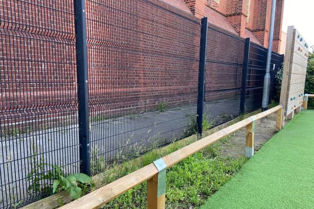 The current Bramble Infant School & Nursery playground