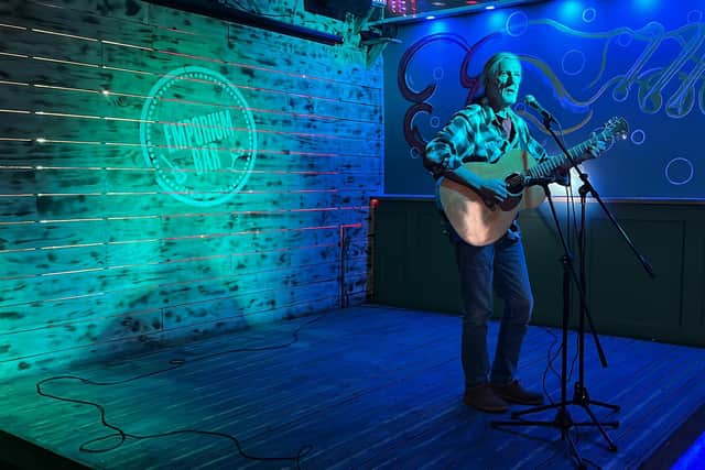 The Pompey Poets performing at Emporium Bar in Southsea on Thursday, October 5. Picture: Lucy Hunt.