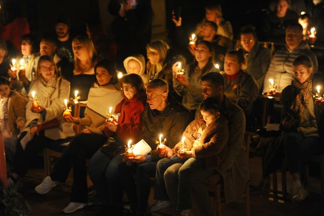 The News Carol Service was held at St Mary's Church in Fratton. Picture: Sarah Standing (061224-226)