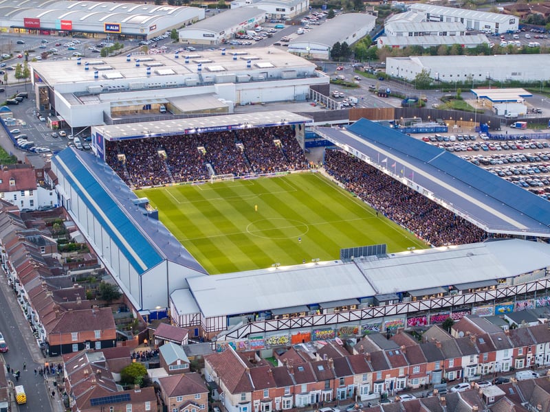 Fans filter into Fratton Park ahead of kick off