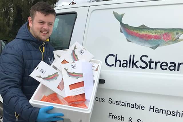 Processing manager Ben Dummett. Picture: Chalk Stream Foods/Solent News