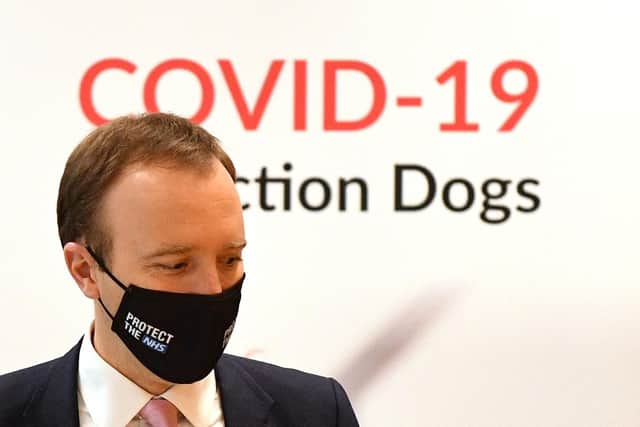 Health Secretary Matt Hancock was at the centre of a Twitter jibe from Hampshire Fire and Rescue Service over the free school meals fiasco. Picture: Justin Tallis/PA Wire