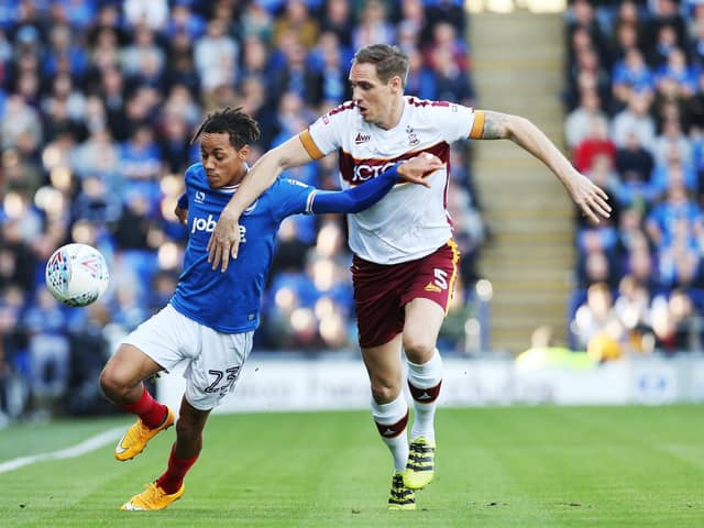 Kyle Bennett enjoyed a successful time at Fratton Park, winning the League Two title, before joining Bristol Rovers in a move which would prove disappointing. Picture: Joe Pepler