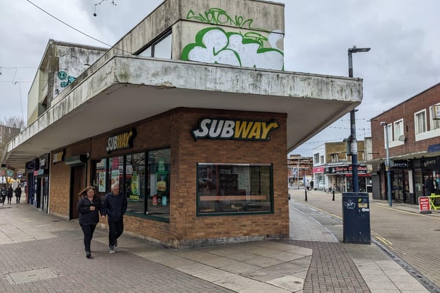 Subway, on the corner of Charlotte Street and Commercial Road, includes coffee, tea and hot chocolate on its menu.