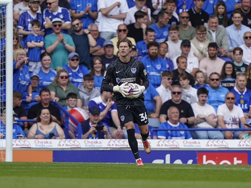 (Two games) A surprise deadline-day signing recruited to replace the departing Will Norris. Failed to even make a Pompey squad until the last two games, when Mousinho opted to have a look at him in a match situation at Sheffield Wednesday and Hull. Solid at Hillsborough, although looked a bit nervy in the final match of the season, especially with his distribution.