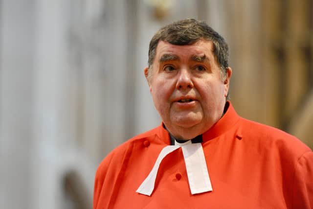Father Bob White.
Picture: Sarah Standing (201219-3411)
