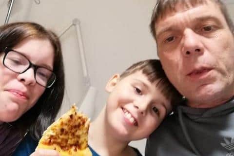 The Grant family.
Pictured: Evie Grant, Liam Grant and Trevor Grant