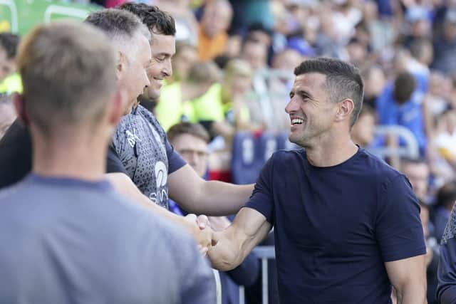John Mousinho was delighted with Pompey's performance in their 3-1 success over Peterborough.