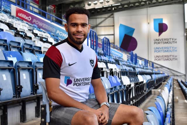 Danny Cowley is seeking to remodel Louis Thompson to rid him of his long-running injury issues. Picture: Portsmouth FC