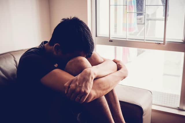 A depressed man. Pic ©sewcream