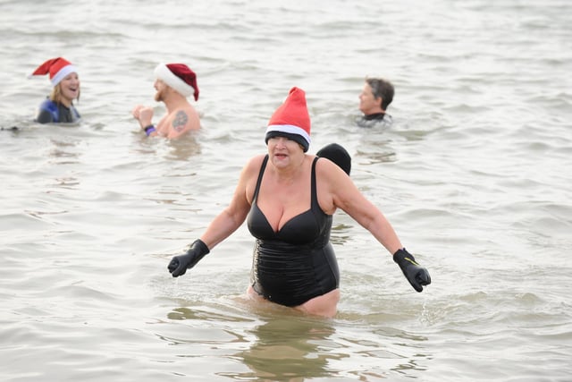 Solent Sea Swimmers held their annual Boxing Day dip in the Solent at Lee-on-the-Solent on Tuesday, December 26. 

Picture: Sarah Standing (261223-3711)