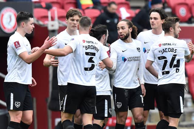 Pompey returned to action on Sunday with an FA Cup trip to Bristol City - more than three weeks after their last game against Hull on December 18.