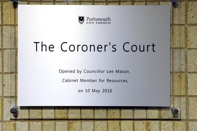 The Coroner's Court - in Guildhall Square, Portsmouth, Hampshire. Picture by:  Malcolm Wells (180405-3355)