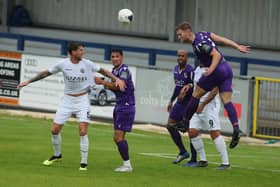 Dartford shattered Hawks' National League South play-off dream in July with a 2-1 win at Westleigh Park. Photo by Dave Haines