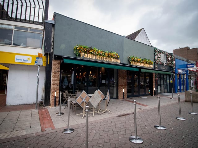 Pictured: View of new extention of the outside of Farm Kitchen on Thursday 21st December 2023.
Picture: Habibur Rahman