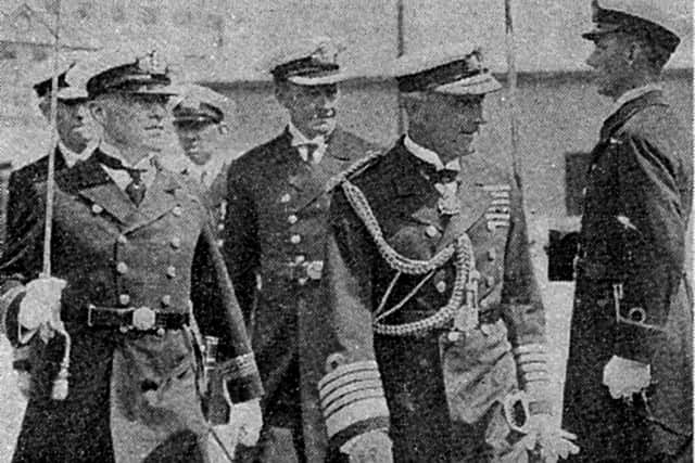 The Earl of Jutland arrives in Portsmouth to open Navy Week 1933. Picture: The News archive.