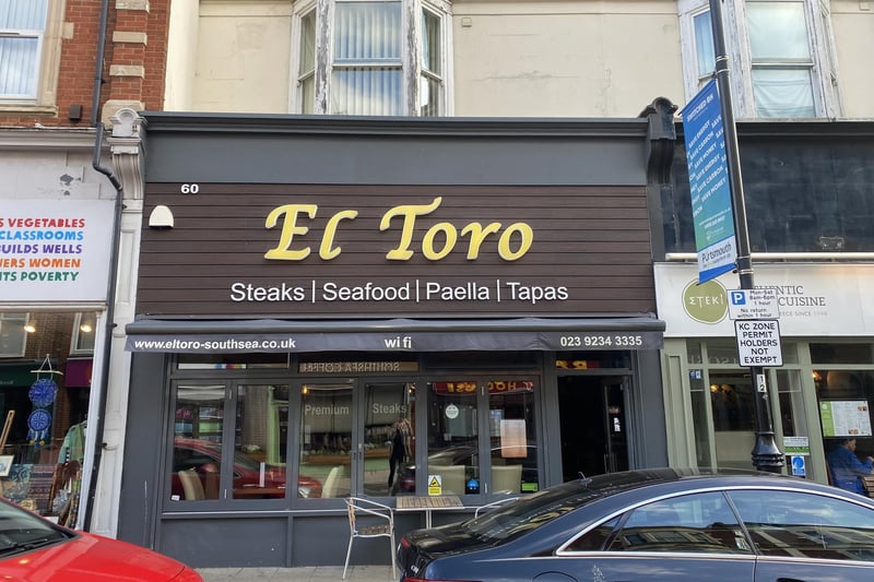 El Toro is a Latin American-themed restaurant selling dishes like steak, tapas, seafood and paella.