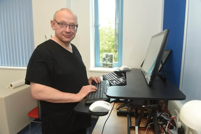 Uni-City Medical Centre, formally known as The University Surgery, welcomed patients to its new purpose-built premises in Commercial Road, Portsmouth on Tuesday, May 24.

Pictured is: Dr Bernard Klemenz.

Picture: Sarah Standing (240522-8051)