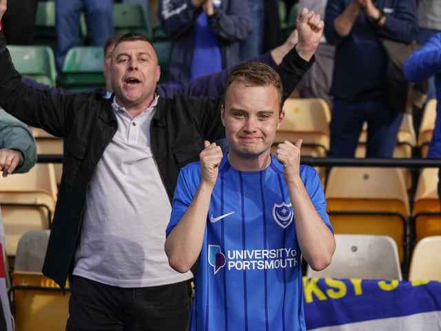 It's great to see smiles on so many Pompey faces.