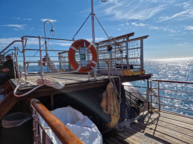 The paddle steamer Waverley sets sail from Shoreham, bound for the Isle of Wight, on September 13, 2024
