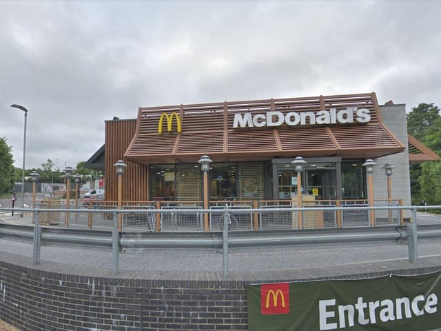 This McDonald's restaurant in Larchwood Avenue in Havant has a 3.5 star rating based on 1,874 reviews on Google. Photo credit: Google Street View