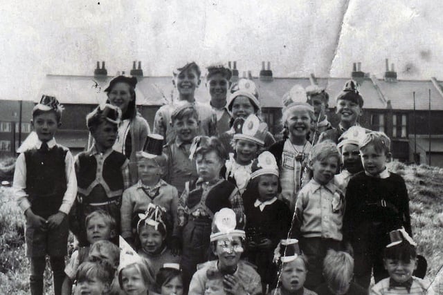 Children on Coronation day 1953 in the Buckland area of Portsmouth.
