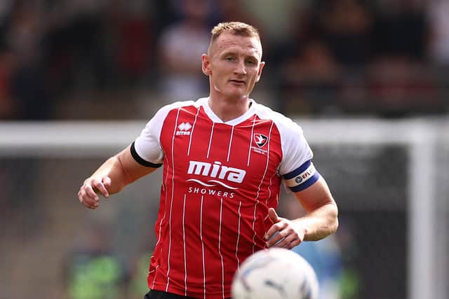 Cheltenham captain Will Boyle has been linked with a move to Pompey   Pictue: Ryan Pierse/Getty Images