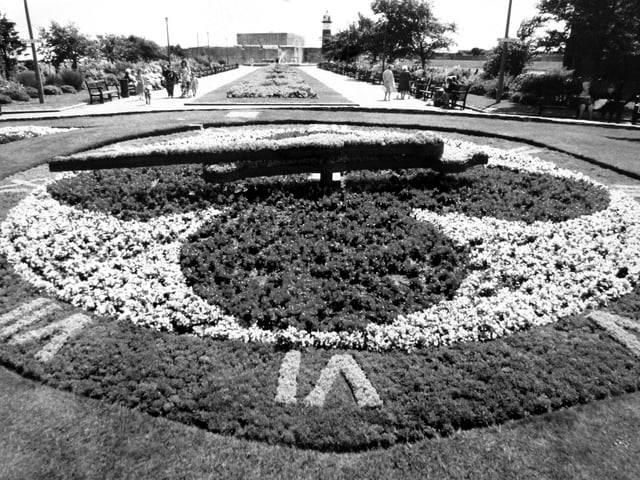 The floral clock, Southsea Castle 22nd July 1992
