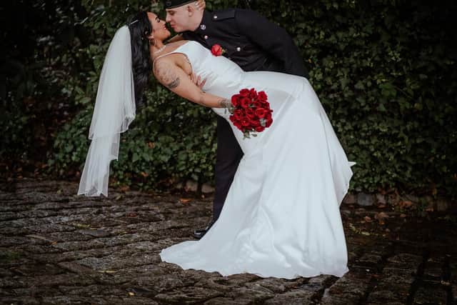 Millie and Anthony Randall marry at the Portsmouth Registry Office, January 3, 2023. Pictures: Carla Mortimer Wedding Photography.