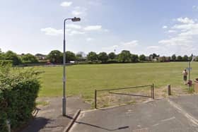 Travellers have pitched up at Legion Fields in Hayling Island. Pic Google