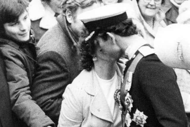Prince Charles on his walk through Portsmouth before the Freedom of the City ceremony in 1979. img1888
