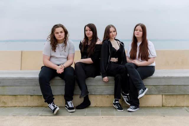 (Band Members from L to R: Rueben Wickham, Leah Turner, Lily Richards & Darcy Tolley)