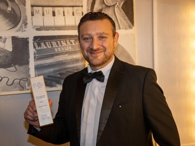 Winner of the Visitor Attraction / Event of the Year, Tony Sammut of The Spinnaker Tower.