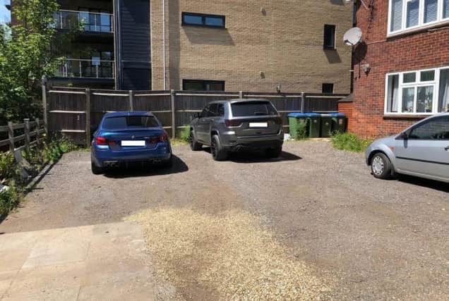 Four car parking spaces in Archers Road, Southampton, are going up for auction this week. Picture: Zoopla
