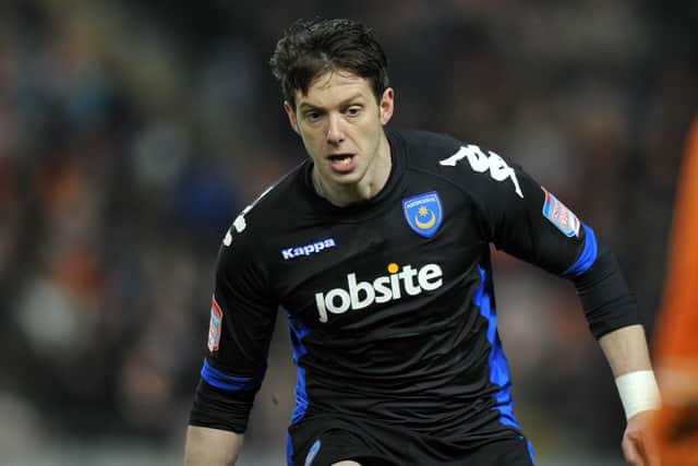 Greg Halford in action during his time at Pompey. Picture:Steve Reid