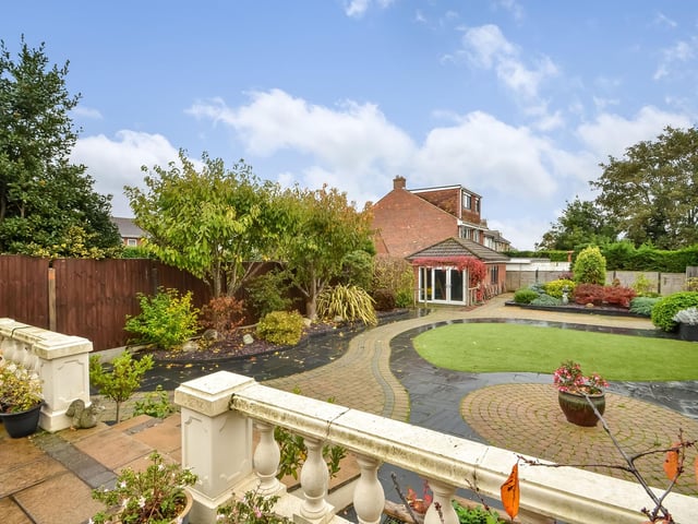 This semi-detached family home is on the market with a guide price of £725,000. It is listed by Fine and Country