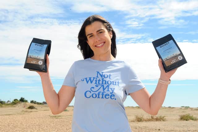 Mum to five children Michelle Bailey (42) from Eastney, founder of Quirky Coffee Co which launched in 2018 where she sells speciality coffee via her website.Picture: Sarah Standing (040820-1962)