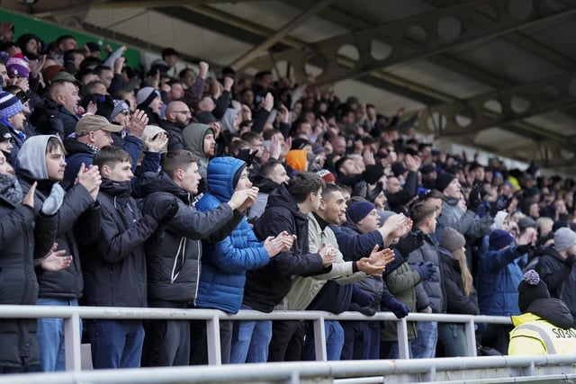 The Pompey fans were out in force once again for the Blues' rearranged League One game at Northampton