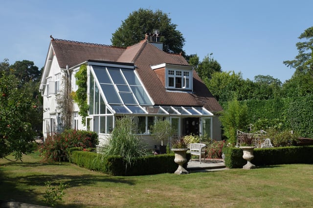 The Laurels, a four bedroom detached house in Queens Road, Waterlooville, is on the market at a guide price of £1,195,000. It is listed by Fine and Country.