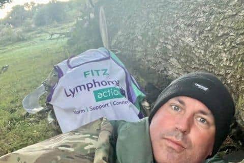 Simon slept under the stars while tabbing from Thorney Island to Poole. 