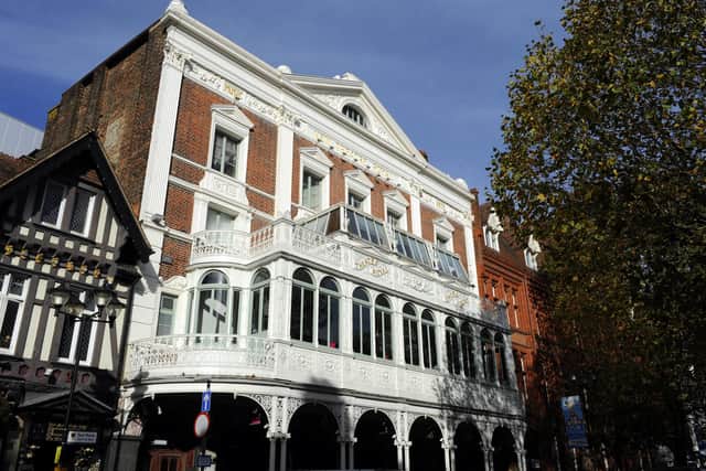 The New Theatre Royal in Guildhall Walk, Portsmouth. Picture by:  Malcolm Wells (171030-7525)