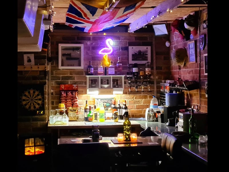 Chris Horten’s Waterlooville bar could pass as a real pub.
