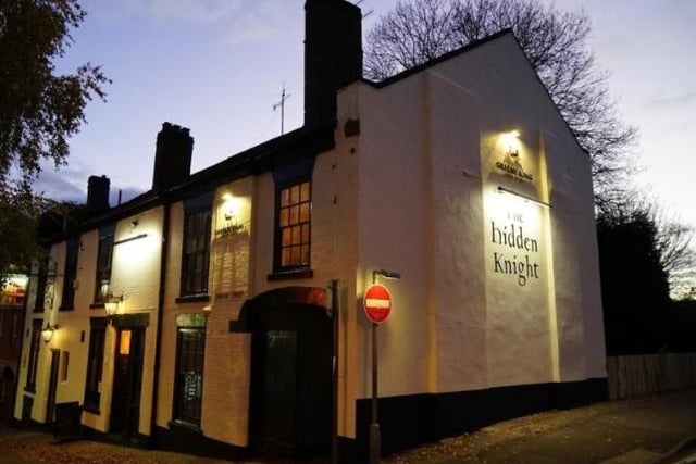 The Hidden Knight,  16 St Mary's Gate, Chesterfield, S41 7TJ. Wayne Dyson posts on Google: "Amazing food and beers, staff very friendly."