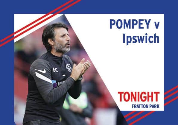 Pompey play host to Ipswich tonight