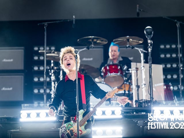 Green Day on the main stage by Sarah Louise Bennett