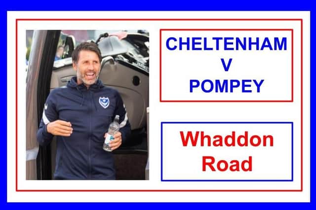 Pompey travel to Whaddon Road today,