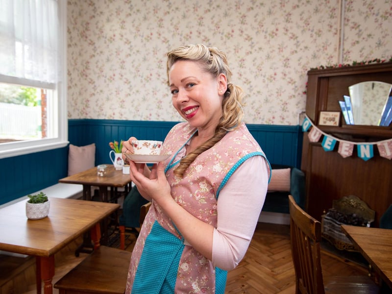 Queenie's Vintage Tearoom and Bar, located at Platform 2, Emsworth Railway Station, is a hidden gem which offers a range of delicious treats including deep filled, made-to-order sandwiches, bar snacks, dippy eggs and loaded waffles. This unique venue has recently got a licence and now opens late on a Friday evening to offer up a speakeasy to customers. 
Pictured: Managing director, Queenie Butler-Hoskins 
Picture: Habibur Rahman